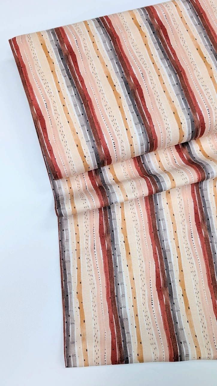 Figo- Wild West- White Multi Stripes