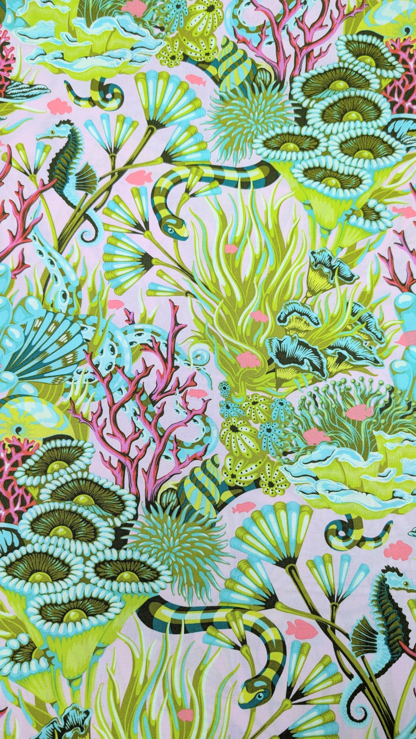 Free Spirit-Tula Pink- Floral Reef- Reef What you Sew Coralline