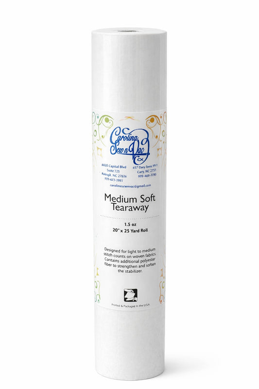 Medium Soft Tearaway Embroidery Stabilizer