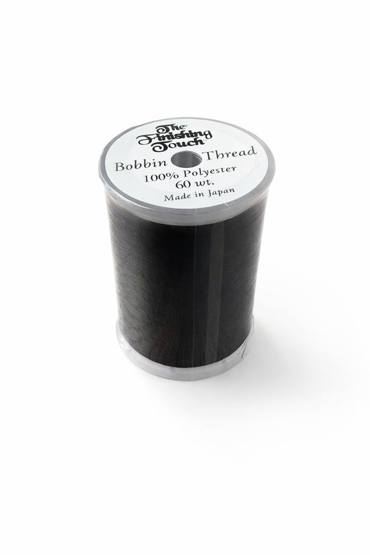 Finishing Touch 60 weight Embroidery Bobbin Thread Black