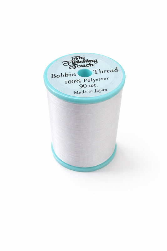 Finishing Touch 90 Weight Embroidery Bobbin Thread White