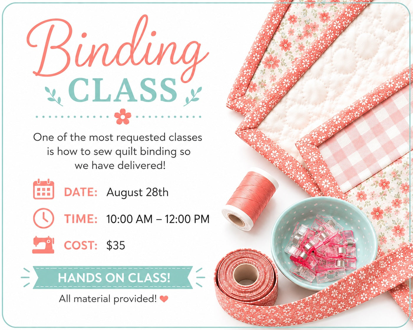 How to Sew Quilt on Binding