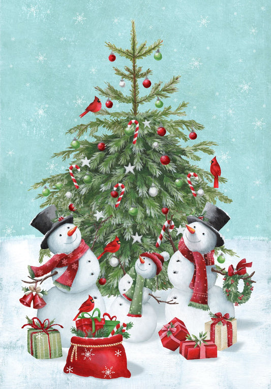 Northcott-Holly Jolly- Snowman Panel