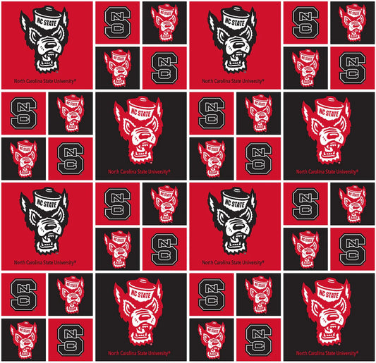 NC State Cotton Fabric Block
