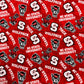 NC State Cotton Fabric Logo