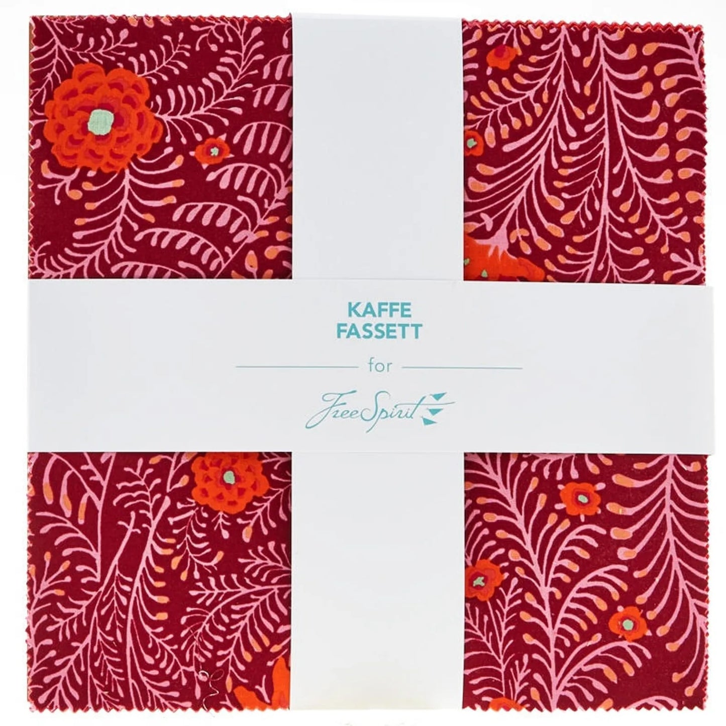 FreeSpirit Fabrics- Lipstick-Layer Cake 10"x10"