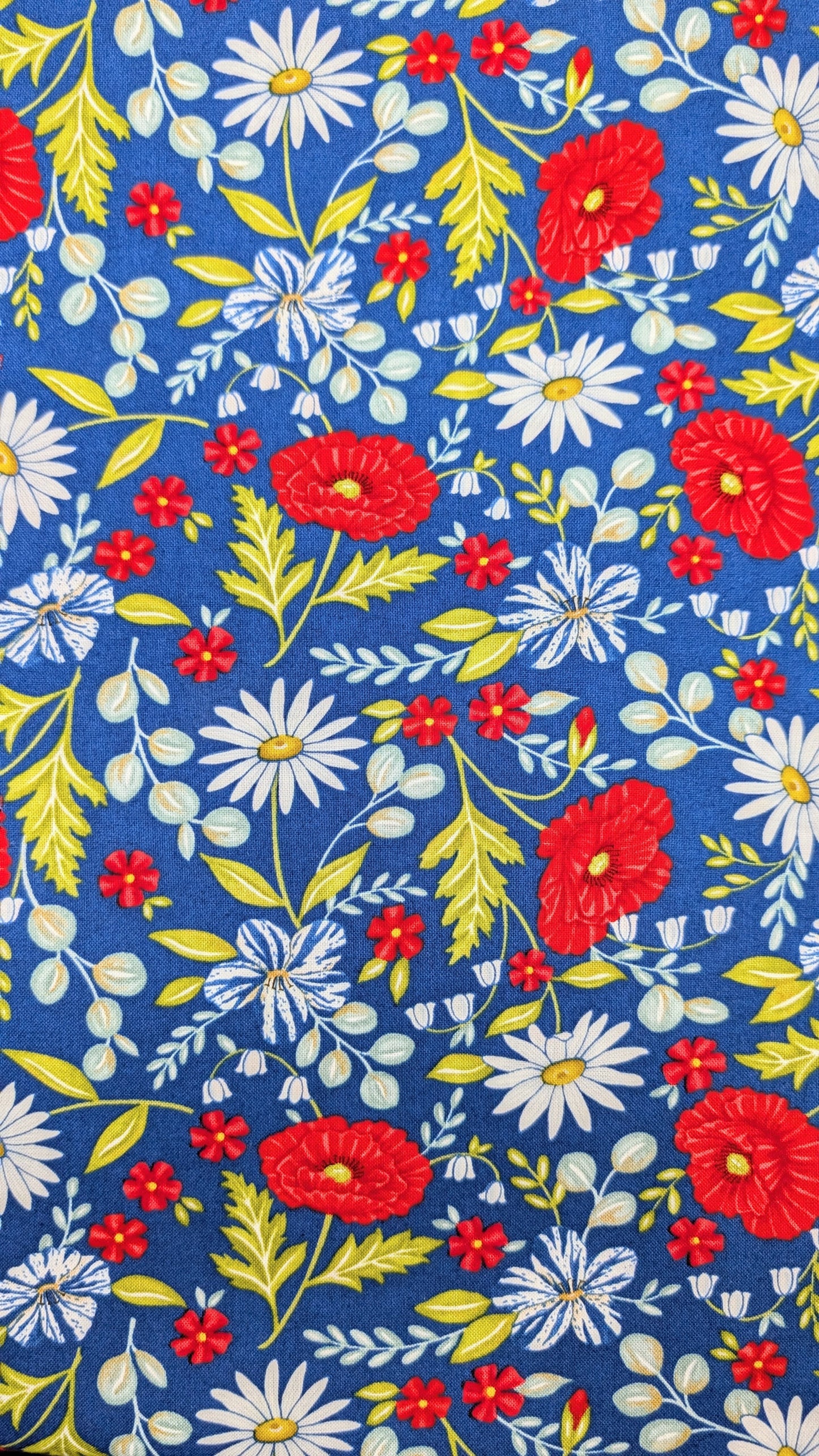 Moda-Red White And Bloom- Deb Strain