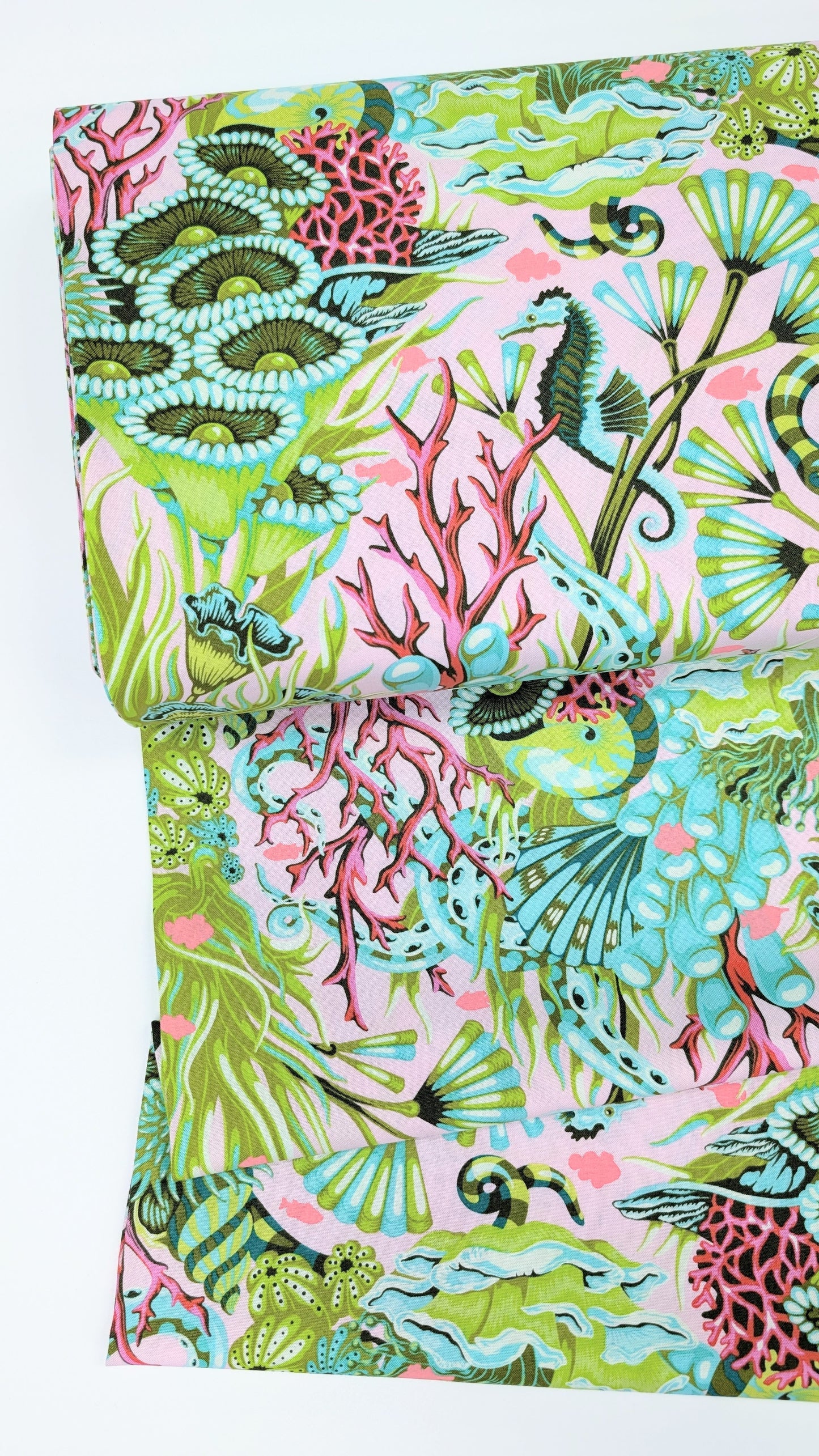 Free Spirit-Tula Pink- Floral Reef- Reef What you Sew Coralline