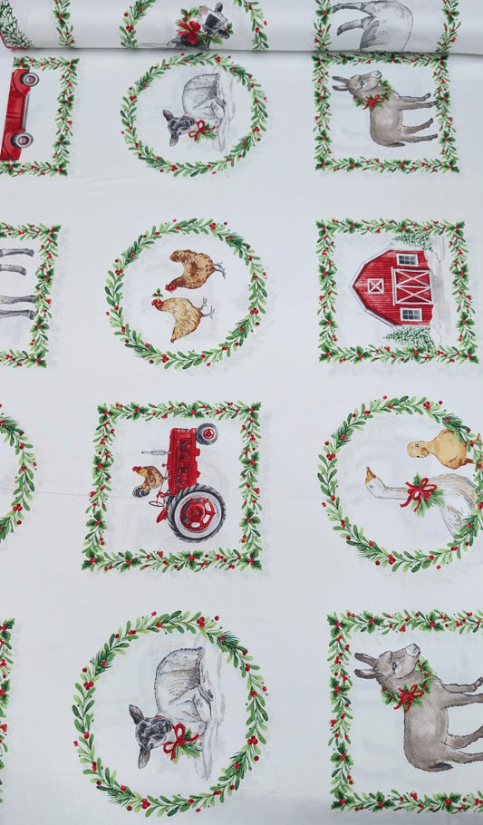 Northcott- Bernyard Christmas- Panel 28810-10