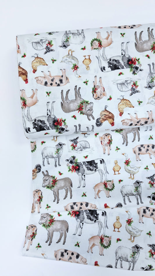 Northcott- Bernyard Christmas- Farm Animals