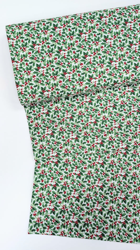Northcott- Bernyard Christmas- Holly White