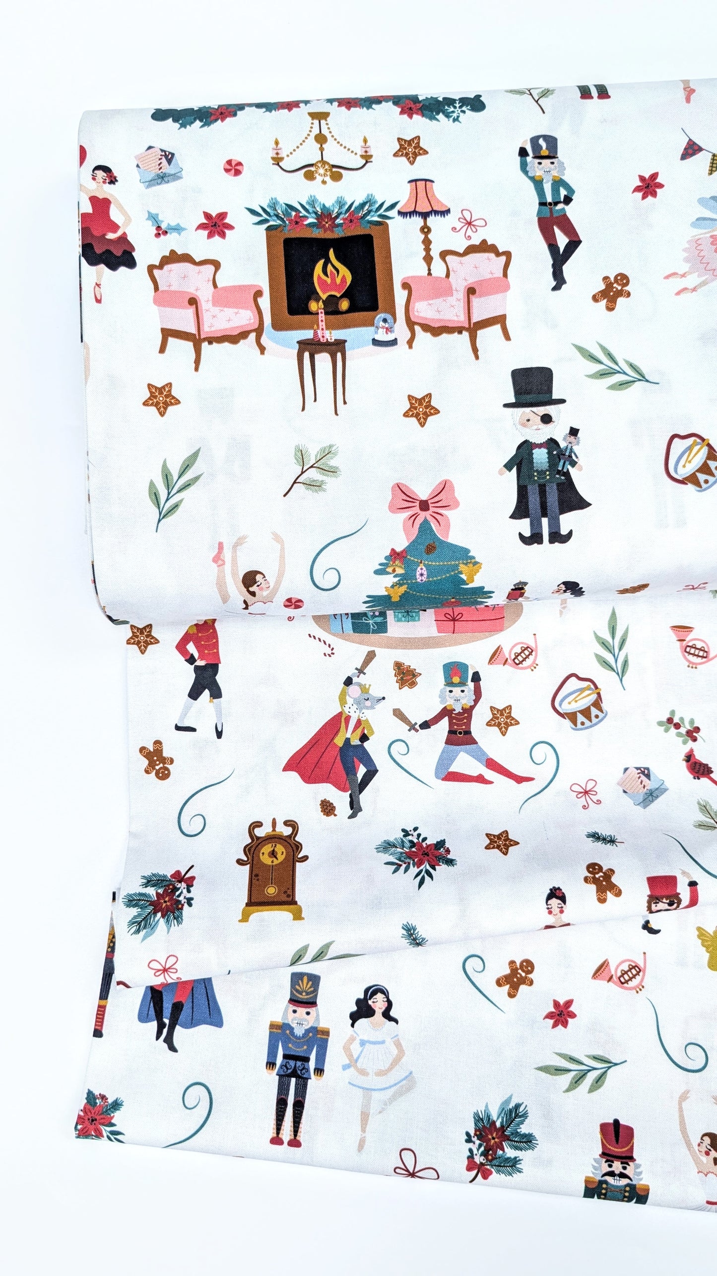 Riley Blake- Nutcracker Tradition- CD17670-Snow