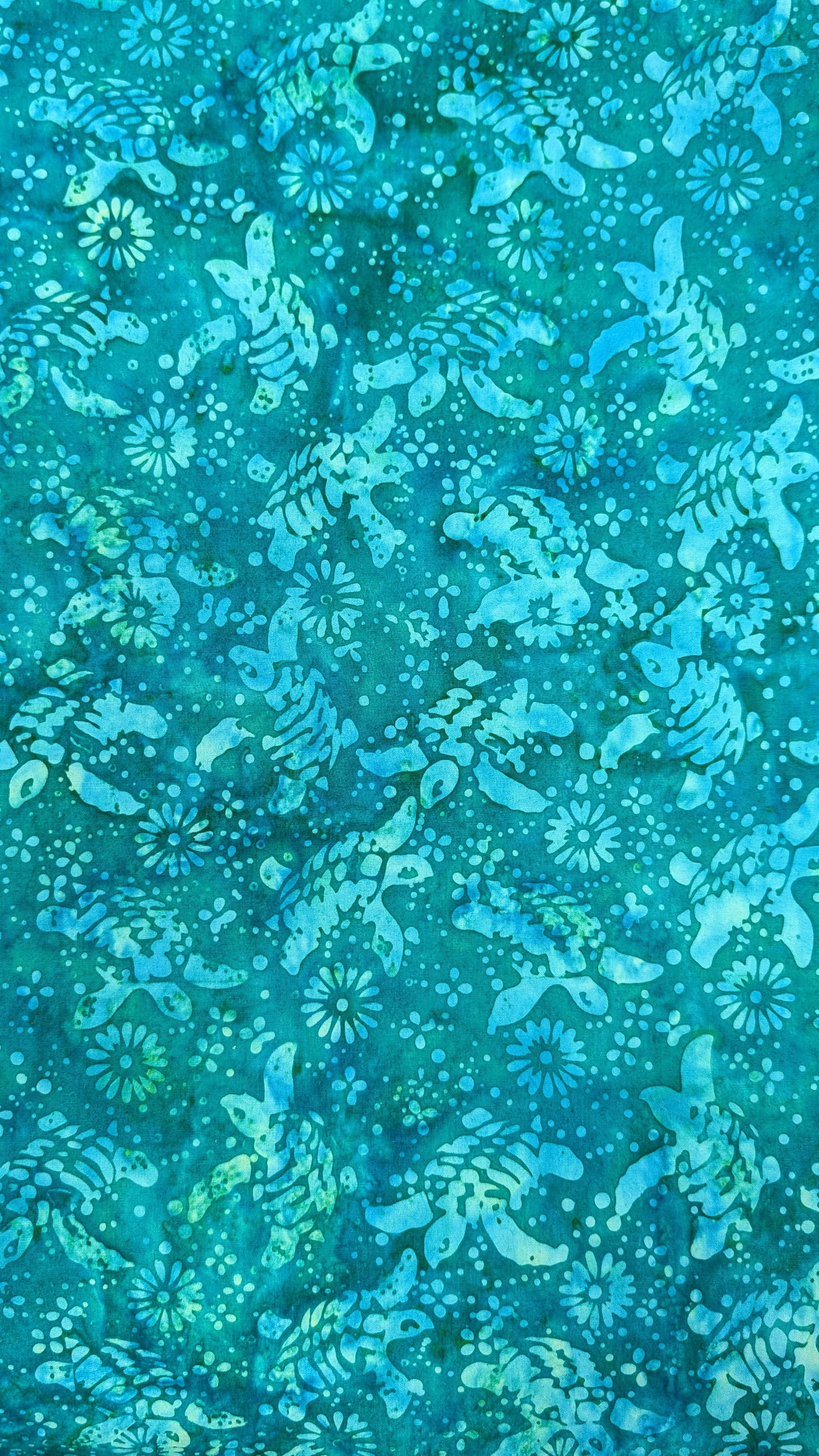 Island- Batik- Turtle- Teal Bridgewater-Tropical Bliss