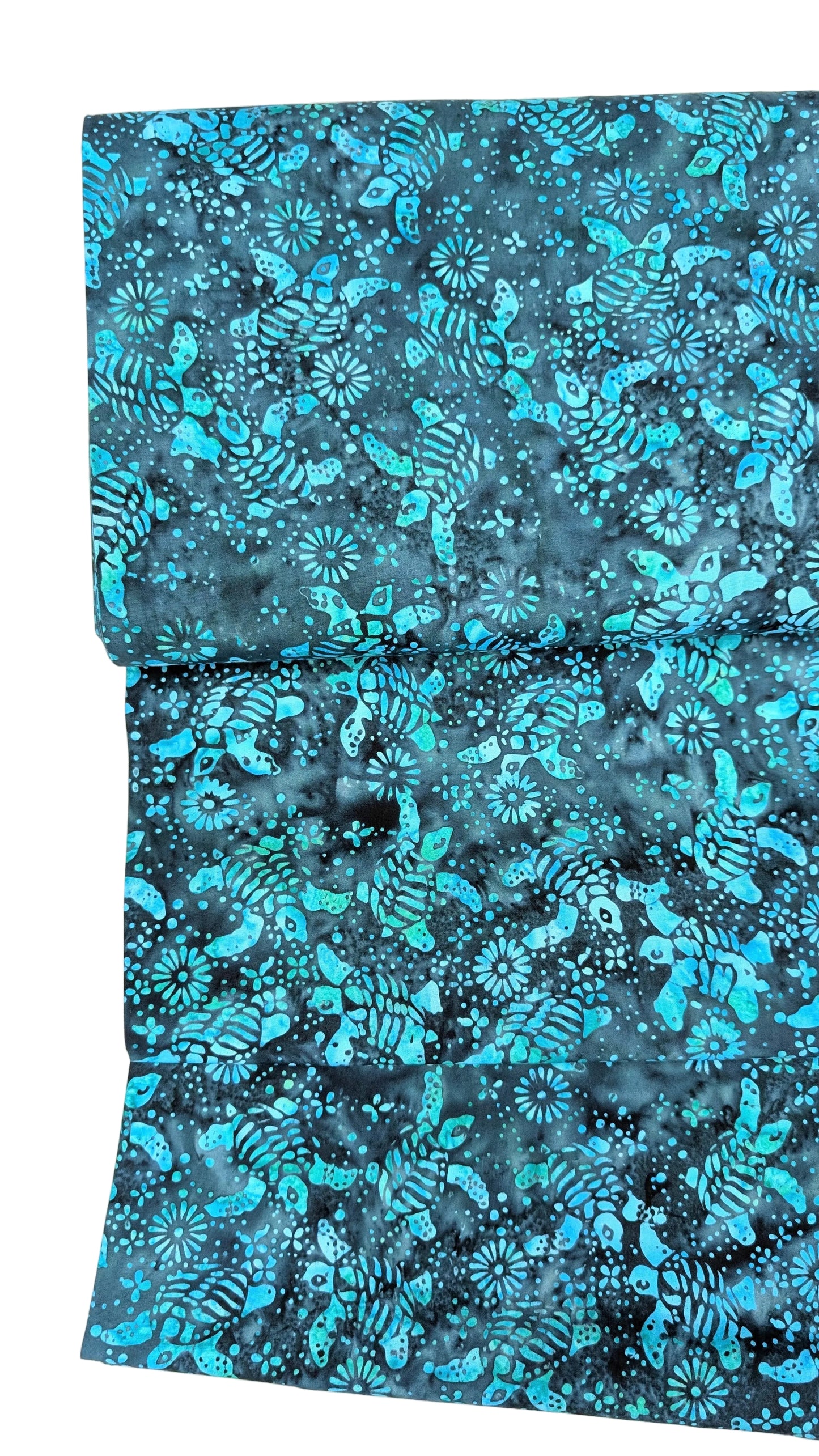 Island- Batik- Turtle- Teal- Turtle Cove