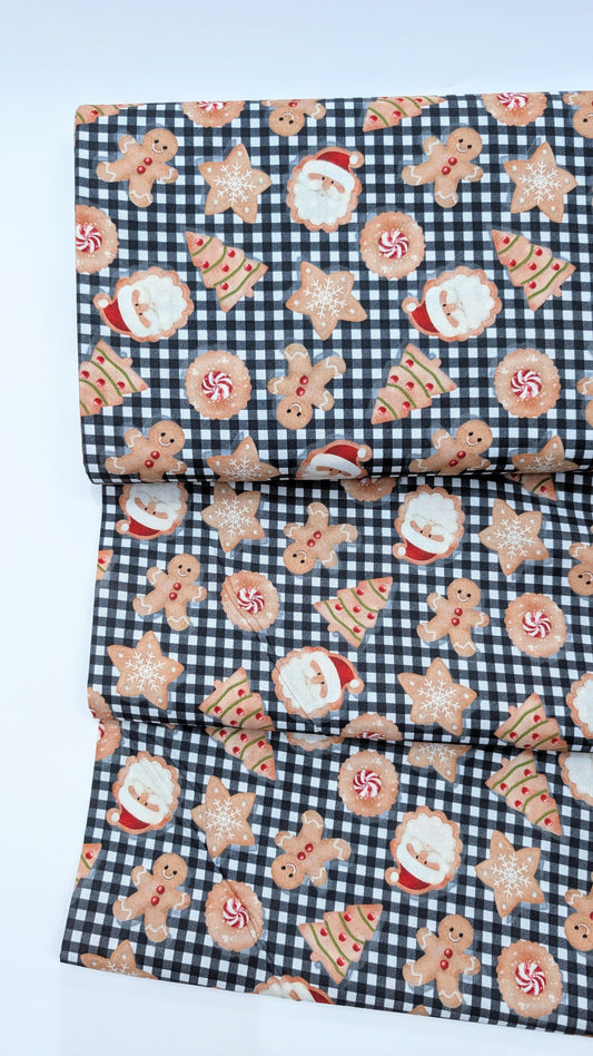 3 Wishes- Very Merry Gingerbread- Christmas Cookie Plaid
