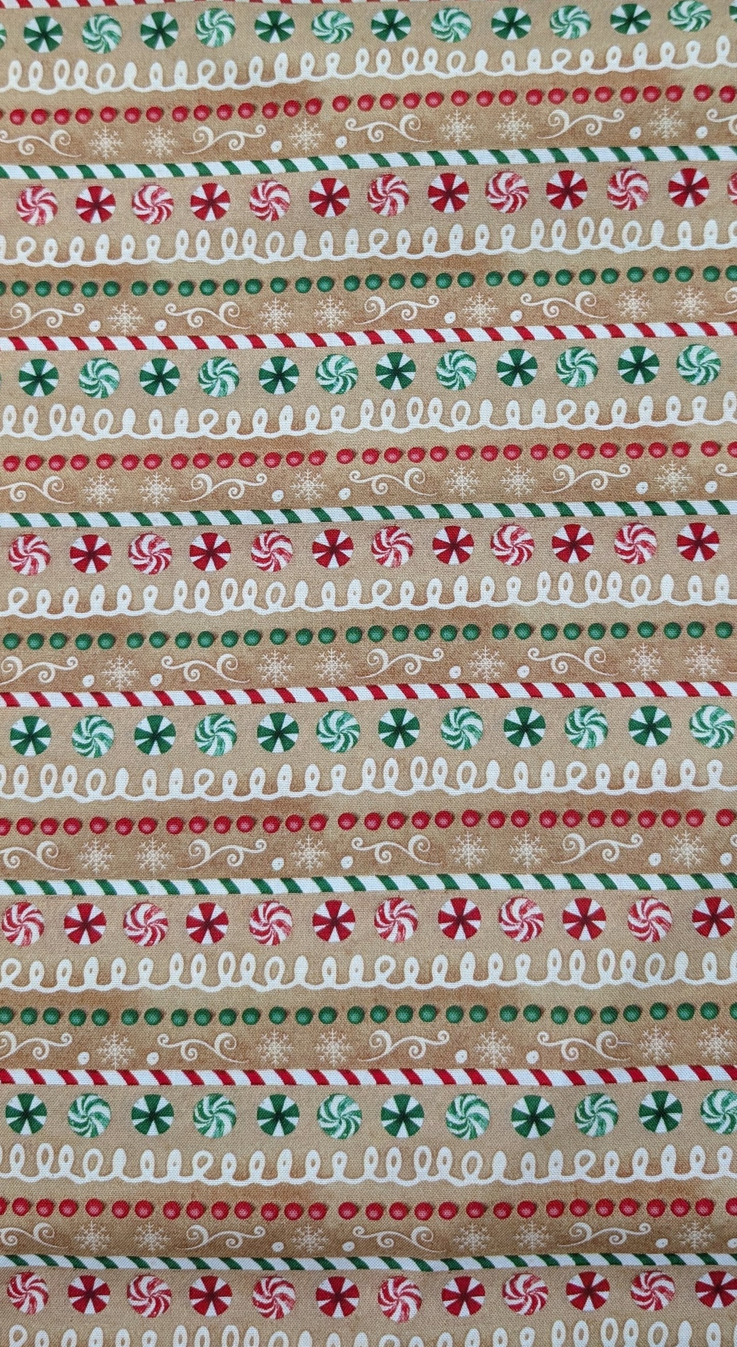 3 Wishes- Very Merry Gingerbread- Iced Candy Stripe